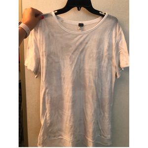 Free People neutral camo tee